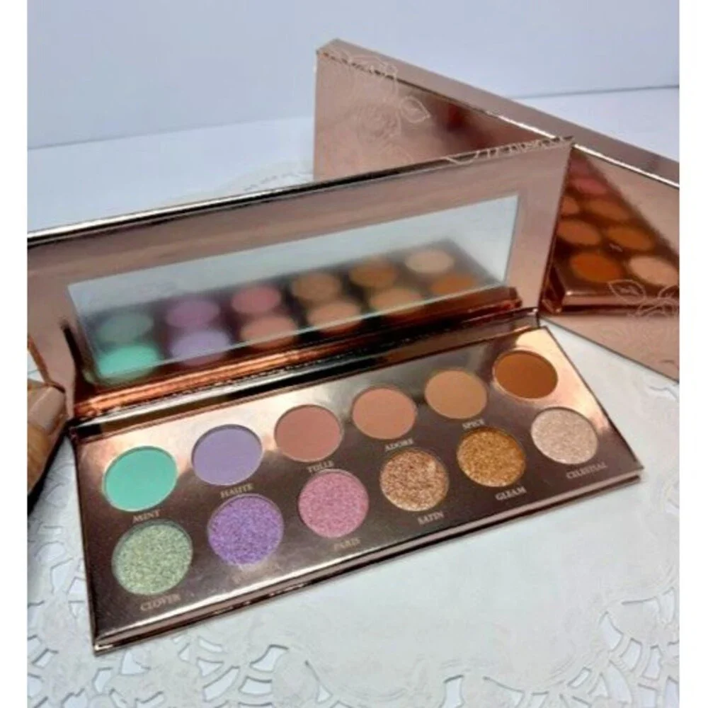 Girlactik The Essential Palette 12 Color Eye Palette Matte & Metallic Shades NIB